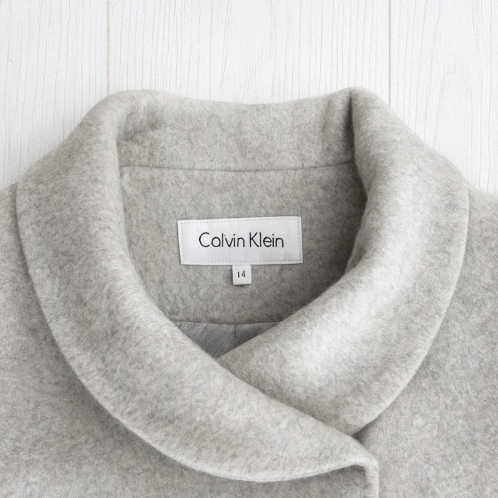 Calvin Klein Kids Light Gray Peacoat